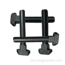 Karbon keluli T-bolts Square Neck Headoem Sokongan Stok